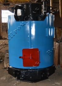 Водогрейный стальной котел КСВ-0,3 на твердом топливе